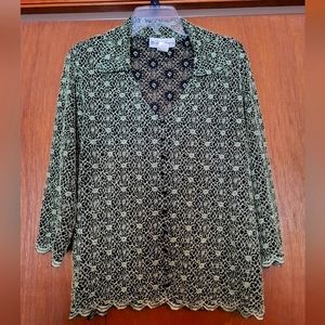 Dressbarn Woman 3/4 sleeve blouse. Size 18/20